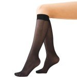 6 Pairs Women's Knee High Sheer Stockings