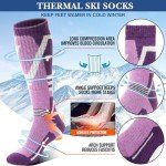 Cozy Merino Wool Ski Socks for Winter Fun