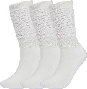 Women's Long Slouchy Knee High Socks - 3 Pack