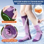 Cozy Merino Wool Ski Socks for Winter Fun