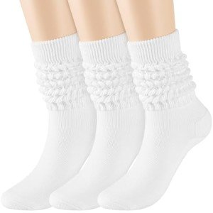 Triitech Women's Knee High Slouchy Socks - 3 Pairs