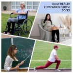 Plus Size Toeless Compression Socks for Women