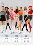Cotton Knee High Socks for Girls - 4 Pairs
