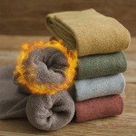 Cozy Knee High Winter Socks for Women - 4 Pack