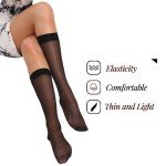 ZIHUA 6 Pairs Sheer Knee High Stockings