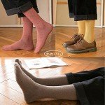 Cozy Knee High Winter Socks for Women - 4 Pack
