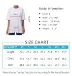 THE GYM PEOPLE Women's Casual Oversized T-Shirts Summer Crewneck Short Sleeve Workout Basic Tee Tops Heather Grey