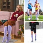 Warm Merino Wool Ski Socks for Women (2 Pairs)