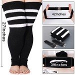 Plus Size Over Knee Knit Leg Warmers for Women