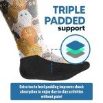 Viasox Cats Knee High Diabetic Socks for Women