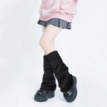 Cozy Knit Knee High Leg Warmers for Women