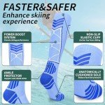 KOOOGEAR Knee High Thermal Ski Socks for Women