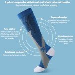 Knee High Compression Socks for Swelling, 2 Pairs