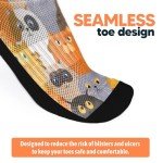 Viasox Cats Knee High Diabetic Socks for Women