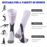 Knee High Compression Socks for Swelling, 2 Pairs