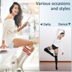6 Pairs Over Knee Thigh Socks for Women