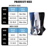 Knee High Compression Socks for Swelling, 2 Pairs