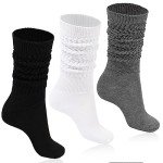 Cozy Knee High Slouch Socks - 3 Pack