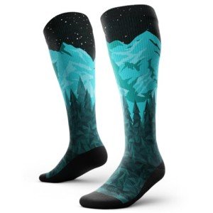 Outway Take a Hike Colorful Compression Knee High Socks
