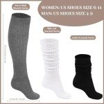 Cozy Knee High Slouch Socks - 3 Pack