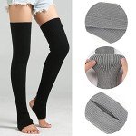 2 Pairs Thigh High Knit Dance Leg Warmers