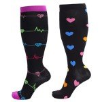 Plus Size Compression Socks for Travel & Sports