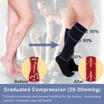 20-30 mmHg Knee High Compression Socks for Women