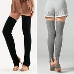 2 Pairs Thigh High Knit Dance Leg Warmers