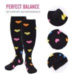 Plus Size Compression Socks for Travel & Sports
