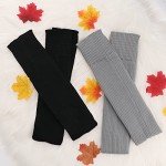 2 Pairs Thigh High Knit Dance Leg Warmers