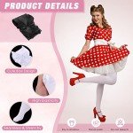 Bow Detail Thigh High Opaque Socks for Women