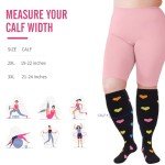 Plus Size Compression Socks for Travel & Sports