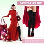 Bow Detail Thigh High Opaque Socks for Women