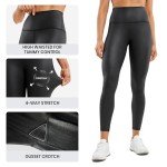High-Waisted Faux Leather Leggings for Women