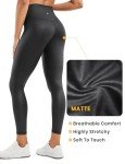 High-Waisted Faux Leather Leggings for Women