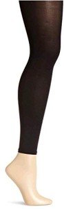 Danskin Women's Black Footless Microfiber Tights
