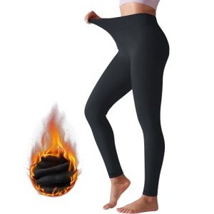 Winter Warm Fleece Lined Leggings for Women