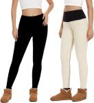 CTHH Women's High Waisted Fleece Leggings