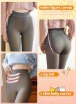 Warm Fleece Lined High Waist Tights for Women
