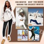 CTHH Women's High Waisted Fleece Leggings