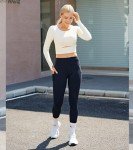 High Waist Fleece-Lined Winter Leggings for Women