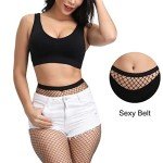 4 Pack Women's High Waist Fishnet Tights