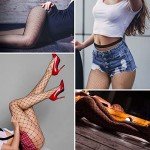 4 Pack Women's High Waist Fishnet Tights