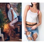 4 Pack Women's High Waist Fishnet Tights