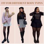 Warm Fleece Lined Tights for Women - 2 Pairs