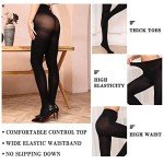 2 Pack Women's Control Top Semi-Opaque Tights