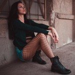 FEPITO Black Fishnet Stockings - 4 Pairs