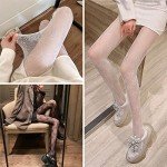 Butterfly Pattern Lace Fishnet Tights - 2PCS