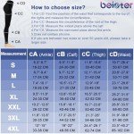 Beister 20-30mmHg Compression Footless Pantyhose for Women