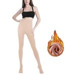Warm Winter Fleece Lined Tights for Women